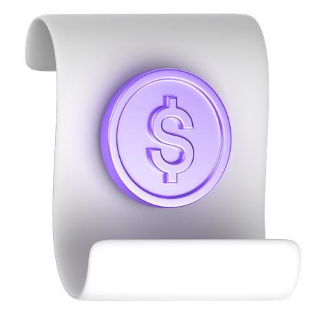Conta  3D Icon
