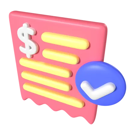 Conta  3D Icon