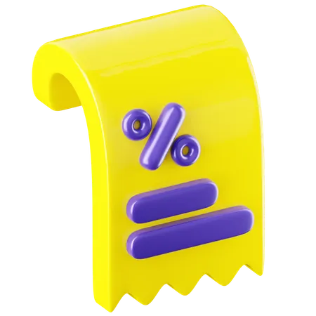 Conta  3D Icon