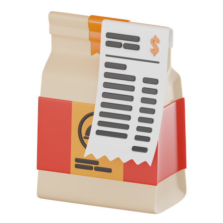 Conta de alimentação  3D Icon