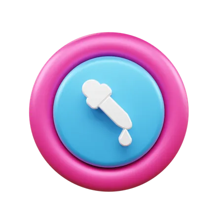 Conta-gotas  3D Icon