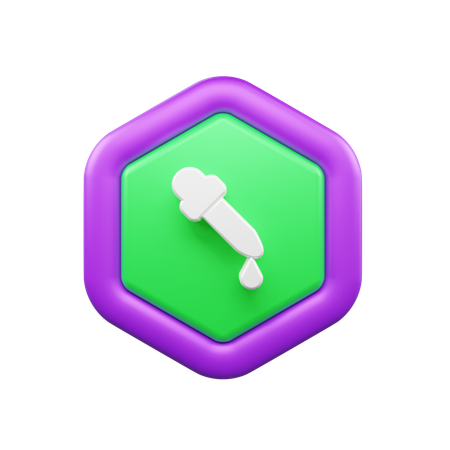 Conta-gotas  3D Icon