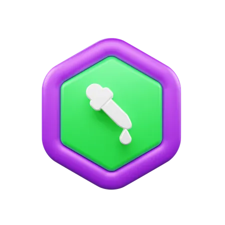 Conta-gotas  3D Icon