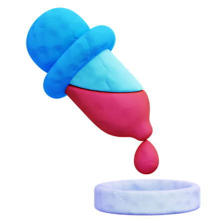 Conta-gotas  3D Icon