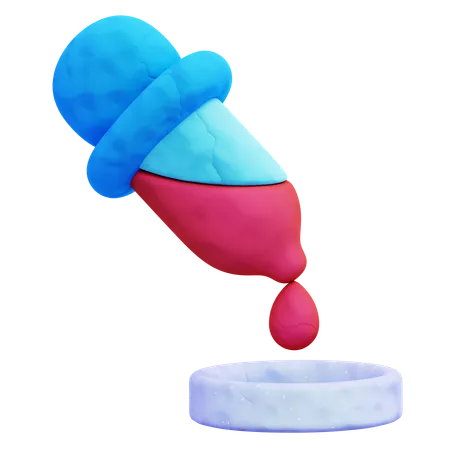 Conta-gotas  3D Icon