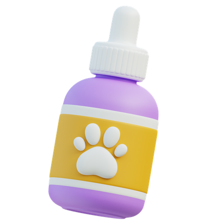 Conta-gotas para animais de estimação  3D Icon