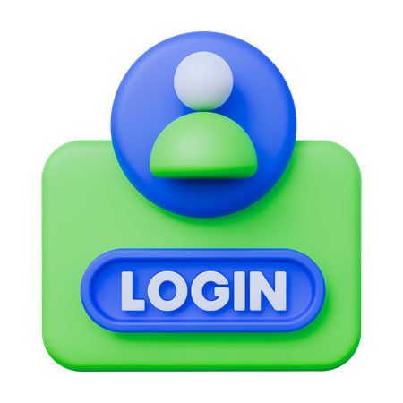 Login da conta  3D Icon