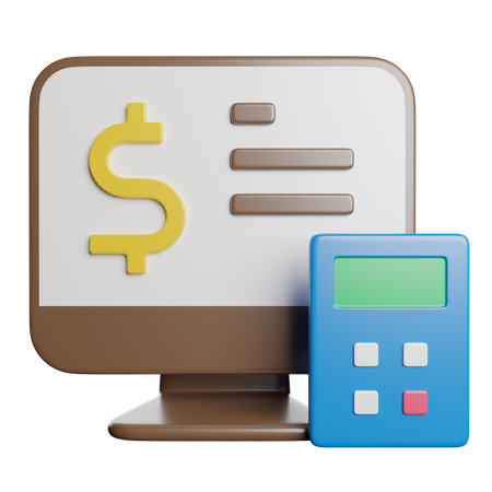 Contabilidad  3D Icon