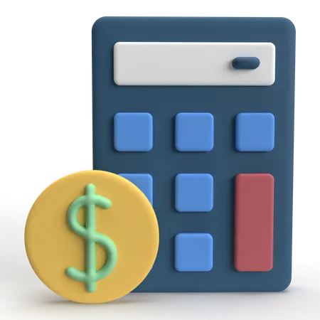 Contabilidad  3D Icon