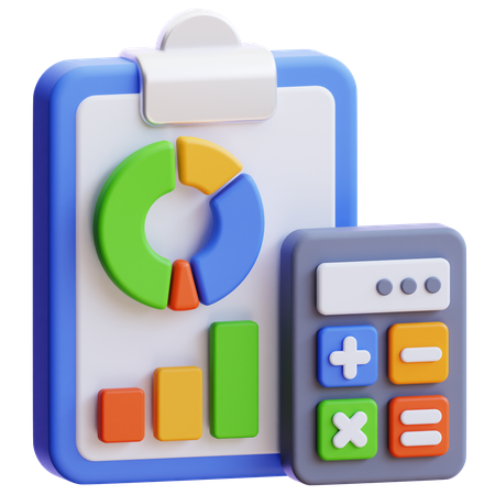 Contabilidade  3D Icon