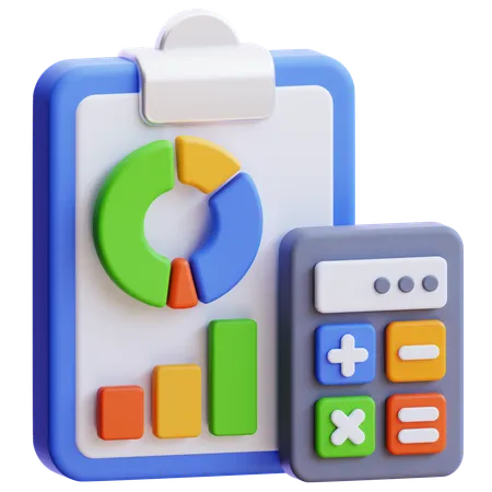 Contabilidade  3D Icon