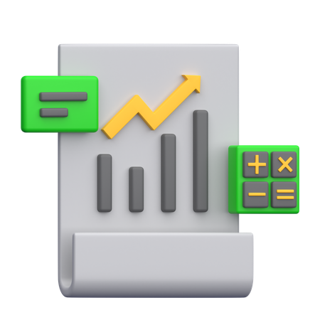 Contabilidade  3D Icon
