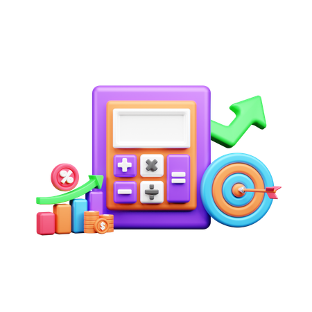 Contabilidade  3D Icon