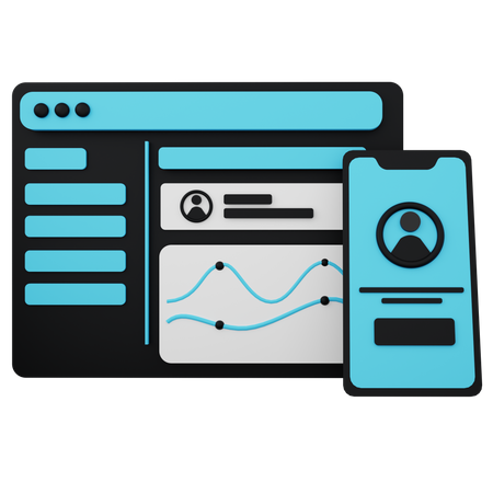 Contabilidade automatizada  3D Icon
