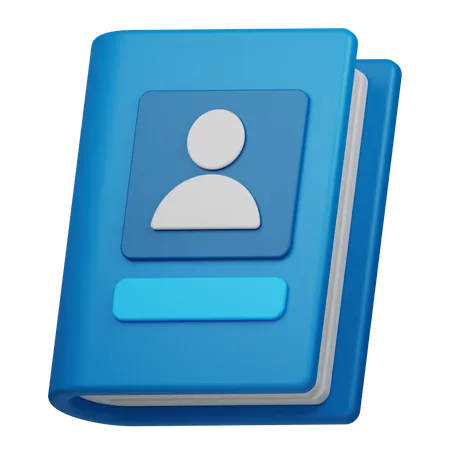 Contact  3D Icon
