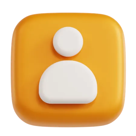 Contact  3D Icon