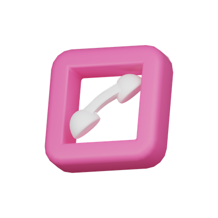 接触  3D Icon