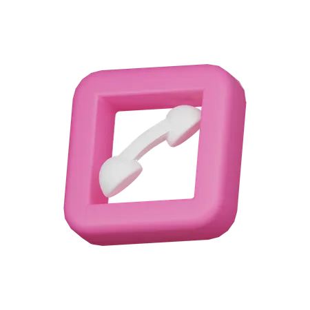 接触  3D Icon