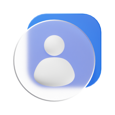 Contact  3D Icon