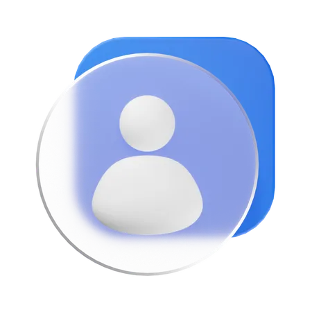 Contact  3D Icon