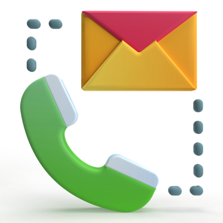 Contact  3D Icon