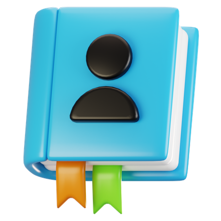 Contact  3D Icon