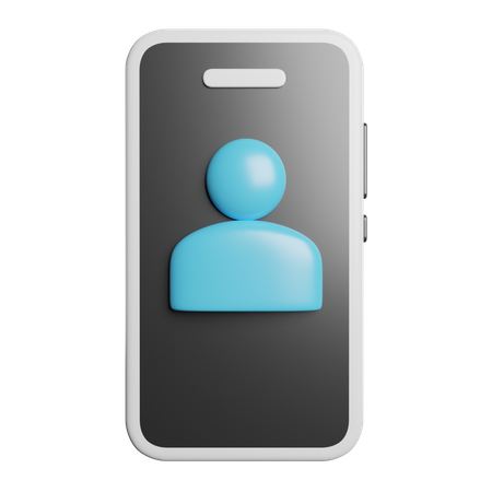 Contact  3D Icon