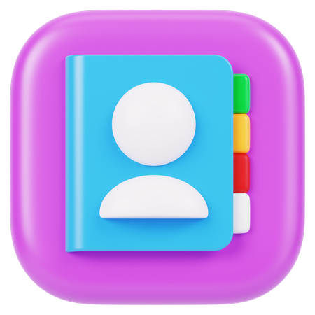 接触  3D Icon