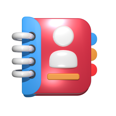 Contact  3D Icon