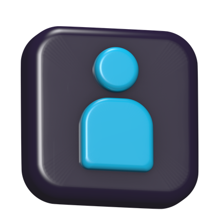 接触  3D Icon