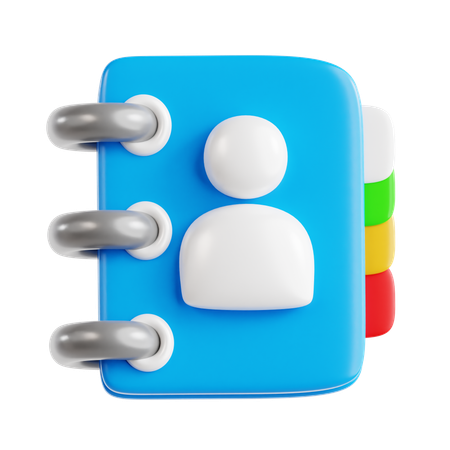 Contact  3D Icon