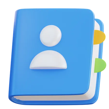 Contact  3D Icon