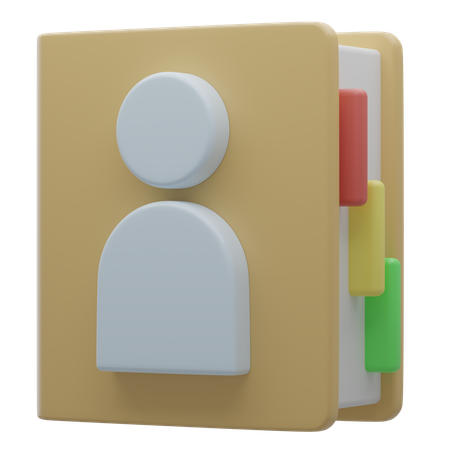 Contact  3D Icon