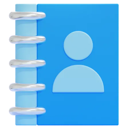 Contact  3D Icon