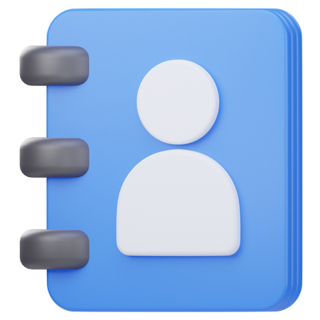 Contact  3D Icon