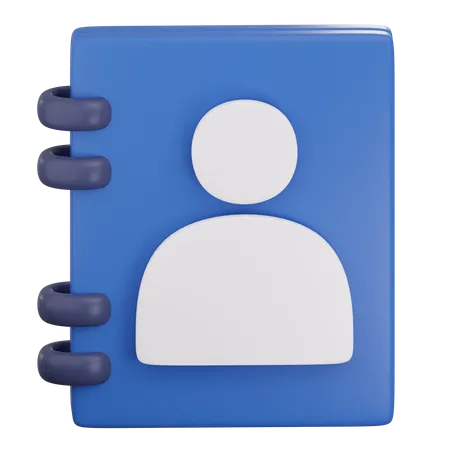 Contact  3D Icon