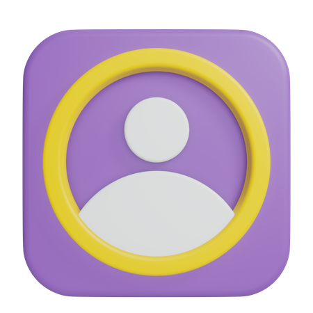 Contact  3D Icon