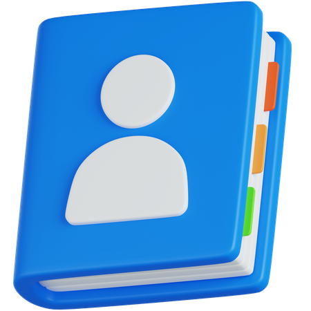 Contact  3D Icon