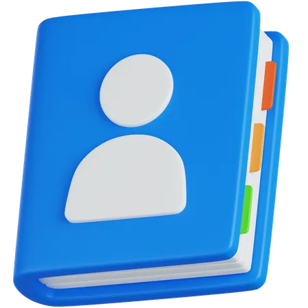 Contact  3D Icon