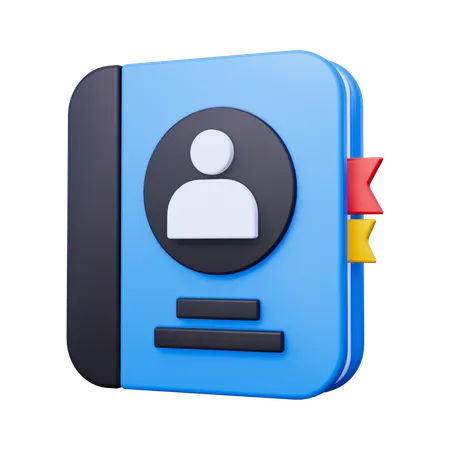 Contact  3D Icon