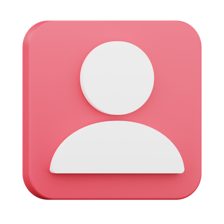 Contact  3D Icon