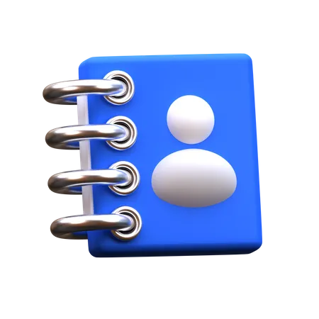 Contact  3D Icon