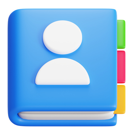 Contact  3D Icon