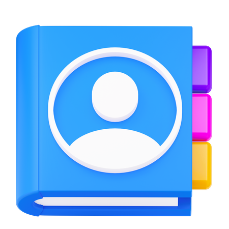 Contact  3D Icon