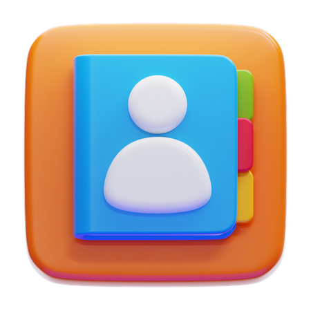 CONTACT  3D Icon