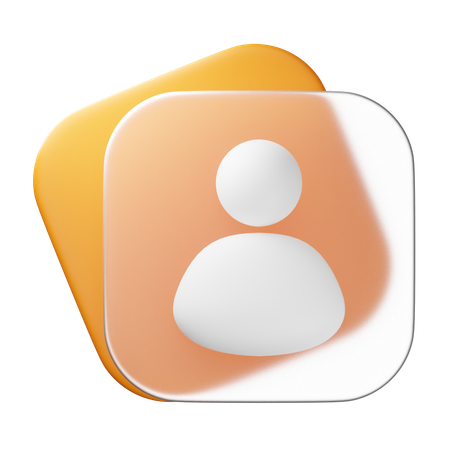 Contact  3D Icon