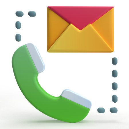 Contact  3D Icon