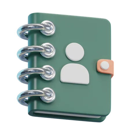 Contact  3D Icon