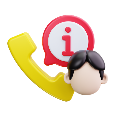 Contact  3D Icon