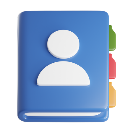 Contact  3D Icon